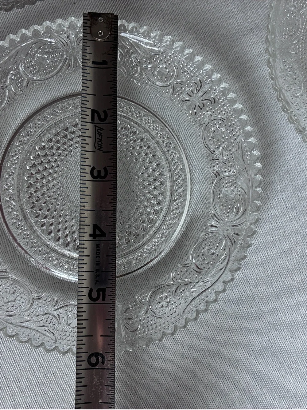 Vintage Indiana Glass Tiara Sandwich Clear 6